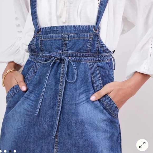 Pilcro Denim Overall Dress (Anthropologie) - Picture 3 of 8